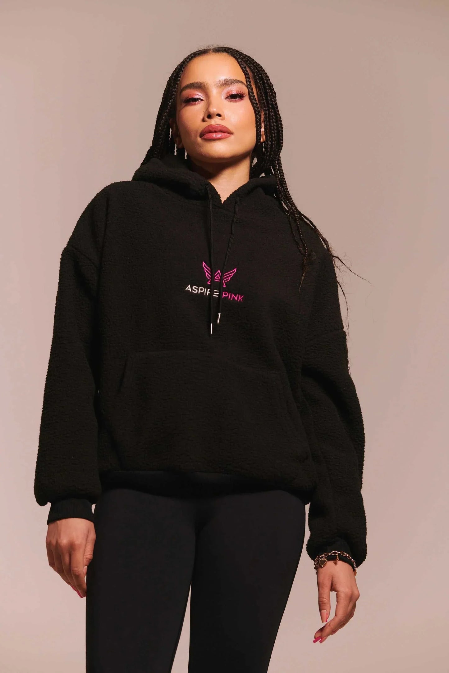 Noir Fleece Pullover Hoodie